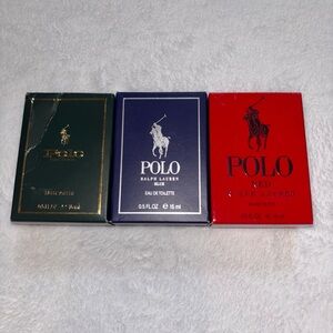 Ralph Lauren POLO Mini EDT Trio - Green, Blue, Red